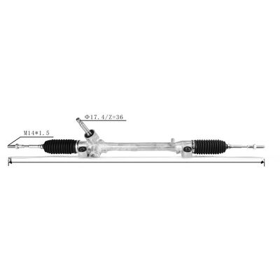 2019- Năm TOYOTA EU Car Fitment Steering Rack cho Toyota Yaris NCP150 NCP151 45510-0D490